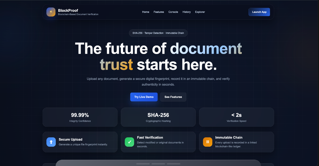 BlockProof interface 2